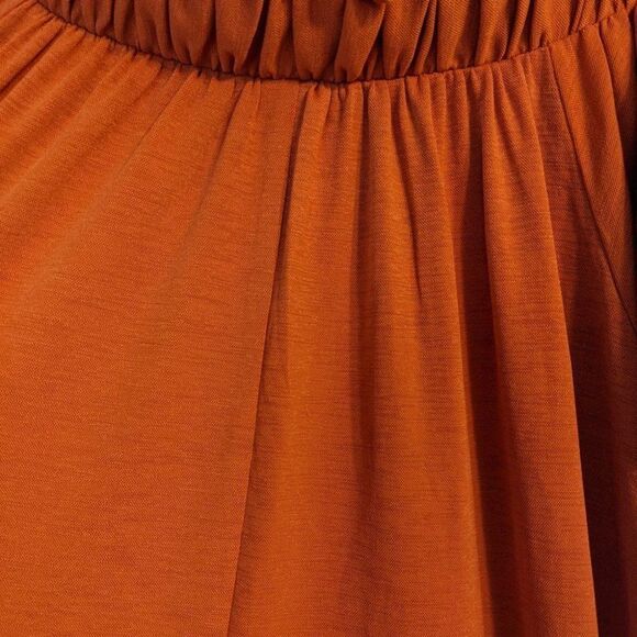 ZARA | Off-the-Shoulder Maxi Dress in Orange - Picture 13 of 13